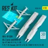 ResKit Models GBU-39 SDB bombák, 8 db + BRU-61 bombafelfüggesztők, 2 db