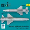 ResKit Models AGM-142 Popeye/Have Nap missiles (2 pcs) (F-4E, F-15I, F-111C, B-52G/H) (3D Printed) - AGM-142 Popeye/Have Nap – rakéták, 2 db