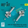 ResKit Models AGM-142 Popeye 2/Have Lite missiles (2 pcs) (F-16I, Kfir, Mirage 2000C, B-52H) (3D Printed) - AGM-142 Popeye 2/Have Lite – rakéták, 2 db