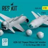 ResKit Models AGM-142 Popeye 2/Have Lite missiles (2 pcs) (F-16I, Kfir, Mirage 2000C, B-52H) (3D Printed) - AGM-142 Popeye 2/Have Lite – rakéták, 2 db