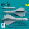 ResKit Models AGM-62 Walleye I ER missiles (2 pcs) with AN/AWG-16 data link pod (1 pcs) (A-4, A-6, A-7, F-4, F/A-18) (3D Printed) - AGM-62 Walleye I ER – rakéták, 2 db