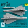 ResKit Models AGM-62 Walleye II ER missiles (2 pcs) with AN/AWG-16 data link pod (1 pcs) (A-4, A-6, A-7, F-4, F/A-18) (3D Printed) - AGM-62 Walleye II ER – rakéták, 2 db