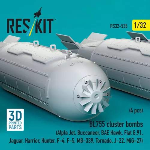 ResKit Models BL755 – kazettás bombák, 4 db