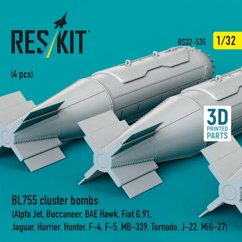 ResKit Models BL755 – kazettás bombák, 4 db