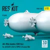 ResKit Models AN-M64 bombs (500 lbs) for all USAF & RAF of WW2 & Korean War (6 pcs) (3D Printed) - AN-M64 – bombák, 500 fontos, 6 db