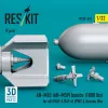 ResKit Models AN-M65 (AN-M59) bombs (1000 lbs) for all USAF & RAF of WW2 & Korean War (2 pcs) (3D Printed) - AN-M65 (AN-M59) – bombák, 1000 fontos, 2 db
