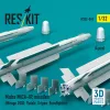 ResKit Models Matra MICA-IR missiles (4 pcs) (Mirage 2000, Rafale, Gripen, Eurofighter) (3D Printed) - Matra MICA-IR – rakéták, 4 db