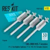 ResKit Models AIM-2000 IRIS-T missiles (4 pcs) (F-4, Eurofighter Typhoon, F-16, F/A-18, Tornado, Gripen) (3D Printed) - AIM-2000 IRIS-T – rakéták, 4 db