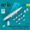 ResKit Models AN/ALQ-71(V)-2 (QRC-161-1) ECM pod (1pcs) (A-4, A-7, F-4, F-100, RF-101C, F-105) (3D Printed) - AN/ALQ-71(V)-2 (QRC-161-1) ECM – konténer, 1 db