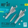 ResKit Models AGM-62 Walleye I missiles (2 pcs) with AN/AWG-16 data link pod (1 pcs) (A-4, A-6, A-7, F-4, F/A-18) (3D Printed) - AGM-62 Walleye I – rakéták, 2 db