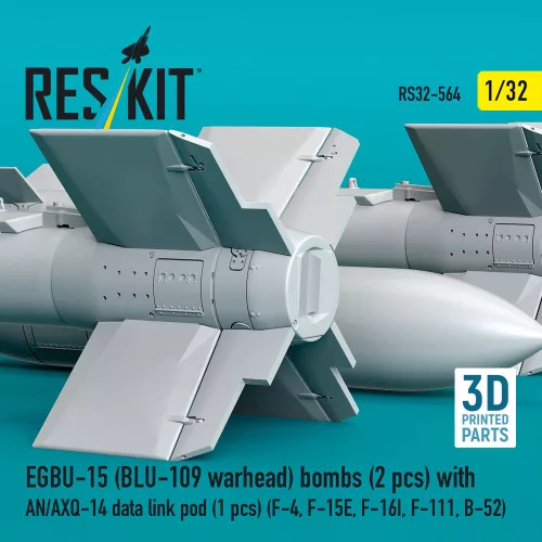 ResKit Models EGBU-15 (BLU-109 warhead) – bombák, 2 db