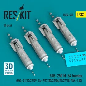ResKit Models FAB-250 M-54 – bombák, 4 db