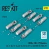 ResKit Models OFAB-100-120 bombs (8 pcs) (Su-7, Su-17, Su-24, Su-25, Su-27, Su-30, MiG-21, MiG-27) (3D Printed) - OFAB-100-120 – bombák, 8 db