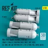 ResKit Models Mk-XVII – mélységi bombák, 350 fontos, 4 db