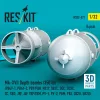 ResKit Models Mk-XVII – mélységi bombák, 350 fontos, 4 db