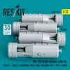 ResKit Models Mk-38 Depth bombs (650 lb) (4 pcs) (PB4Y-1, PB4Y-2, PBY/PBN, PB2Y, SBD, TBF/TBM, PV-1, PV-2, PBM) (3D Printed) - Mk-38 – mélységi bombák, 650 fontos, 4 db