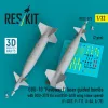ResKit Models GBU-10 Paveway I – BSU-37/B + BSU-3A/B vezérsíkkal, kis sebességű változat, 2 db