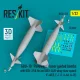 ResKit Models GBU-10 Paveway I – BSU-37/B + BSU-3A/B vezérsíkkal, kis sebességű változat, 2 db