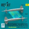 ResKit Models GBU-10 Paveway I – BSU-37/B + BSU-3A/B vezérsíkkal, kis sebességű, hővédett változat, 2 db