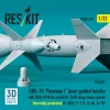 ResKit Models GBU-10 Paveway I – BSU-37/B + BSU-3A/B vezérsíkkal, kis sebességű, hővédett változat, 2 db