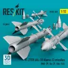 ResKit Models R-27ER (AA-10 Alamo-C) missiles (4 pcs) (MiG-29, Su-27, Yak-141) (3D Printed) - R-27ER (AA-10 Alamo-C) – rakéták, 4 db