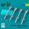 ResKit Models R-27ET (AA-10 Alamo-D) missiles (4 pcs) (MiG-29, Su-27, Yak-141) (3D Printed) - R-27ET (AA-10 Alamo-D) – rakéták, 4 db