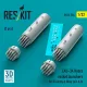 ResKit Models LAU-3A Hydra rocket launchers for US Army & Navy (a/c & h) (2 pcs) (3D Printed) - rakétaindítók, 2 db