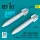 ResKit Models B43-0 nuclear bombs (2 pcs) (F-100D/F, F-101A/C, F-104A/C, F-105D/F, FB-111A, F-111A/D/E/F, F-4C/D/E) (3D Printed) - B43-0 – nukleáris bombák, 2 db