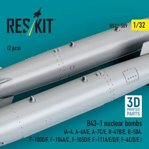 ResKit Models B43-1 – nukleáris bombák, 2 db
