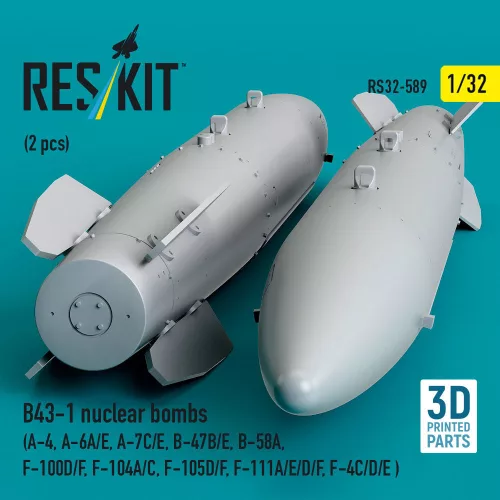ResKit Models B43-1 – nukleáris bombák, 2 db