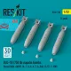 ResKit Models BLU-1B (750 lb) napalm bombs finned MXU-469/B (4 pcs) (A-1, A-4, A-7, A-26K, B-57, F-100) (3D Printed) - BLU-1B (750 lb) napalm – bombák, 750 fontos, 4 db