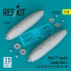 ResKit Models Mark 77 napalm bombs Mod.2 (2pcs) (A-4, A-26K, F-4, AV-8B, F/A-18) (3D Printed) - bombák, 2 db