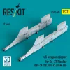 ResKit Models Su-27 Flanker – amerikai fegyveradapter GBU-39 SDB és GBU-62 (JDAM-ER) fegyverekhez, 2 db