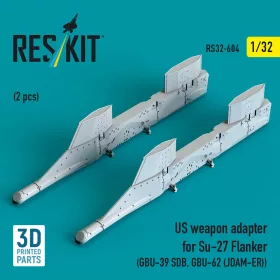   ResKit Models Su-27 Flanker – amerikai fegyveradapter GBU-39 SDB és GBU-62 (JDAM-ER) fegyverekhez, 2 db