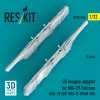 ResKit Models MiG-29 Fulcrum – amerikai fegyveradapter GBU-39 SDB és GBU-62 (JDAM-ER) fegyverekhez, 2 db
