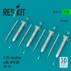 ResKit Models S-24 missiles with APU-68 (4 pcs) (Mi-24) (3D Printed) - rakéták, 4 db