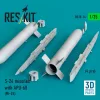 ResKit Models S-24 missiles with APU-68 (4 pcs) (Mi-24) (3D Printed) - rakéták, 4 db