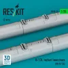 ResKit Models B-13L rocket launchers (2 pcs) (Mi-8/24) (3D printed) - rakétaindítók, 2 db