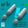 ResKit Models LAU-3A Hydra rocket launchers for US Army & Navy (a/c & h) (2pcs) (3D Printed) - rakétaindítók, 2 db
