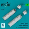 ResKit Models LAU-3A Hydra rocket launchers for US Army & Navy (a/c & h) (2pcs) (3D Printed) - rakétaindítók, 2 db