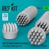ResKit Models LAU-3A Hydra rocket launchers for US Army & Navy (a/c & h) (2pcs) (3D Printed) - rakétaindítók, 2 db