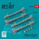ResKit Models Python 5 missiles (4 pcs) (F-16I, F-16D, F-15I, Mirage F.1) (3D Printed) - Python 5 – rakéták, 4 db