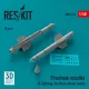 ResKit Models Firestreak missiles (2pcs) (EE Lightning, Sea Vixen, Gloster Javelin) (3D Printed) - Firestreak – rakéták, 2 db