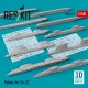 ResKit Models Pylons for Su-27 (3D Printed) - Su-27 – fegyverfelfüggesztő pilonok