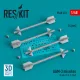 ResKit Models AAM-3 missiles (4 pcs) (F-4EJ, F-2, F-15J) (3D Printed) - AAM-3 – rakéták, 4 db