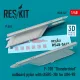 ResKit Models F-105 Thunderchief outboard pylon (AERO-3B) for AIM-9B (3D Printed) - külső AERO-3B fegyverfelfüggesztő pilon AIM-9B rakétához