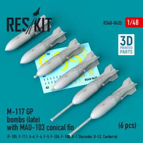 ResKit Models M-117 GP – bombák, 6 db