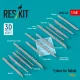 ResKit Models Pylons for Rafale type 1 (3D Printed) - Rafale – fegyverfelfüggesztő pilonok, 1. típus