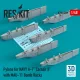 ResKit Models Amerikai Haditengerészet A-7 Corsair II – fegyverfelfüggesztő pilonok MAU-11 bombafelfüggesztőkkel