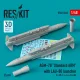 ResKit Models AGM-78 Standard ARM with LAU-80 launcher (2 pcs) (F-105,F-4,A-6,EA-6B) (3D Printed) - AGM-78 Standard ARM rakéta LAU-80 indítósínnel, 2 db